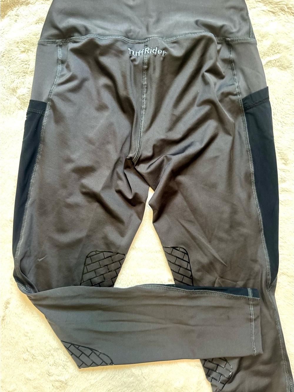 Tuff Rider Women's Gray and black Riding Leggings